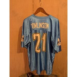 NFL Players San Diego Chargers LaDainian Tomlinson 21 Jersey Mens XL Powder Blue